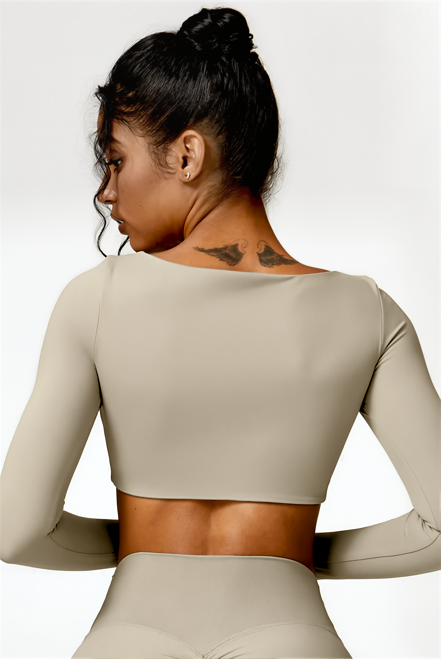 Eris Crop-Top | Beige Dune
