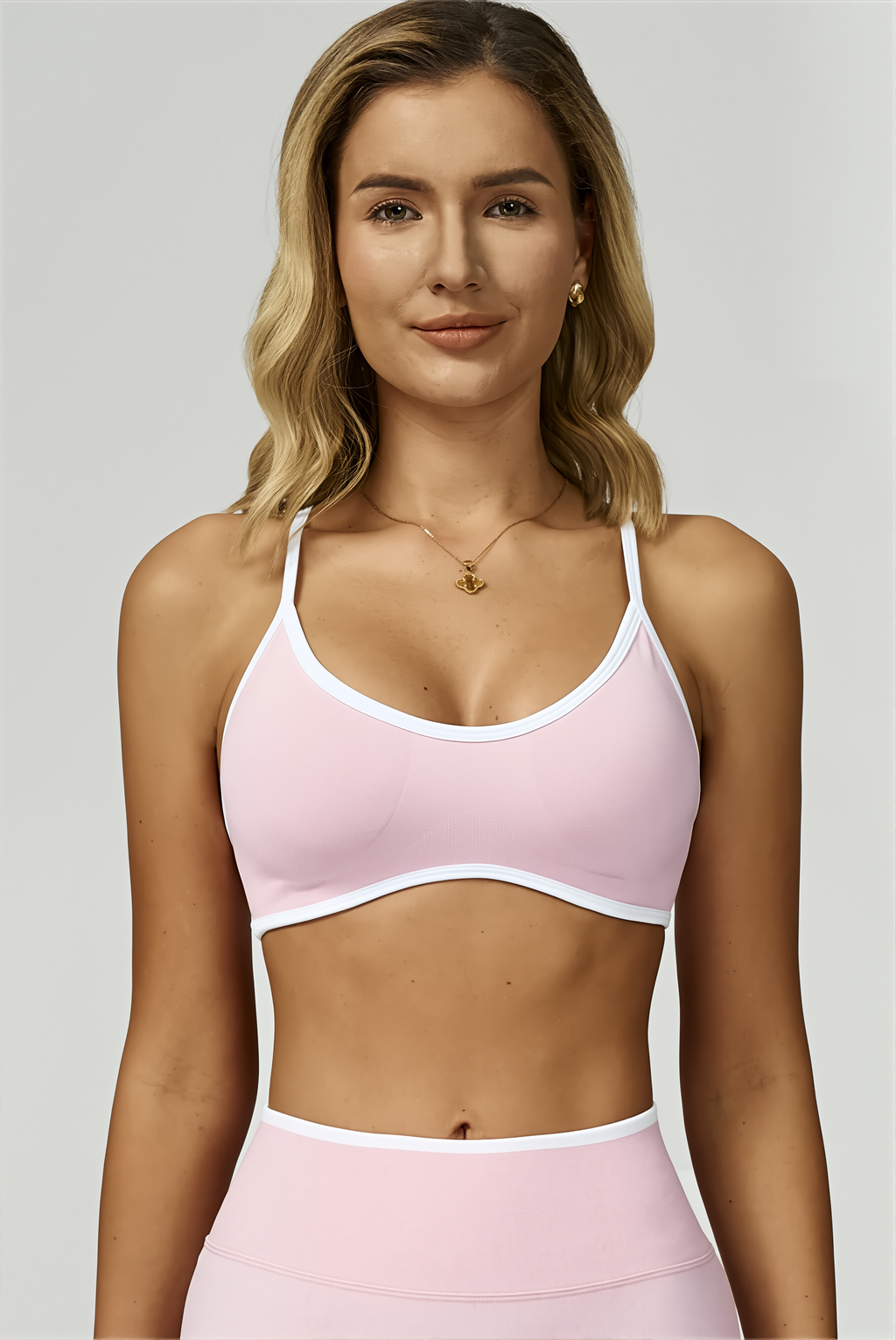 Shape Line Brassière | Rose Opaline