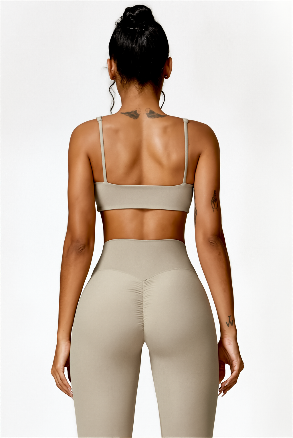Ensemble 2 pièces Beige Dune | Aven Legging & Nora Brassière
