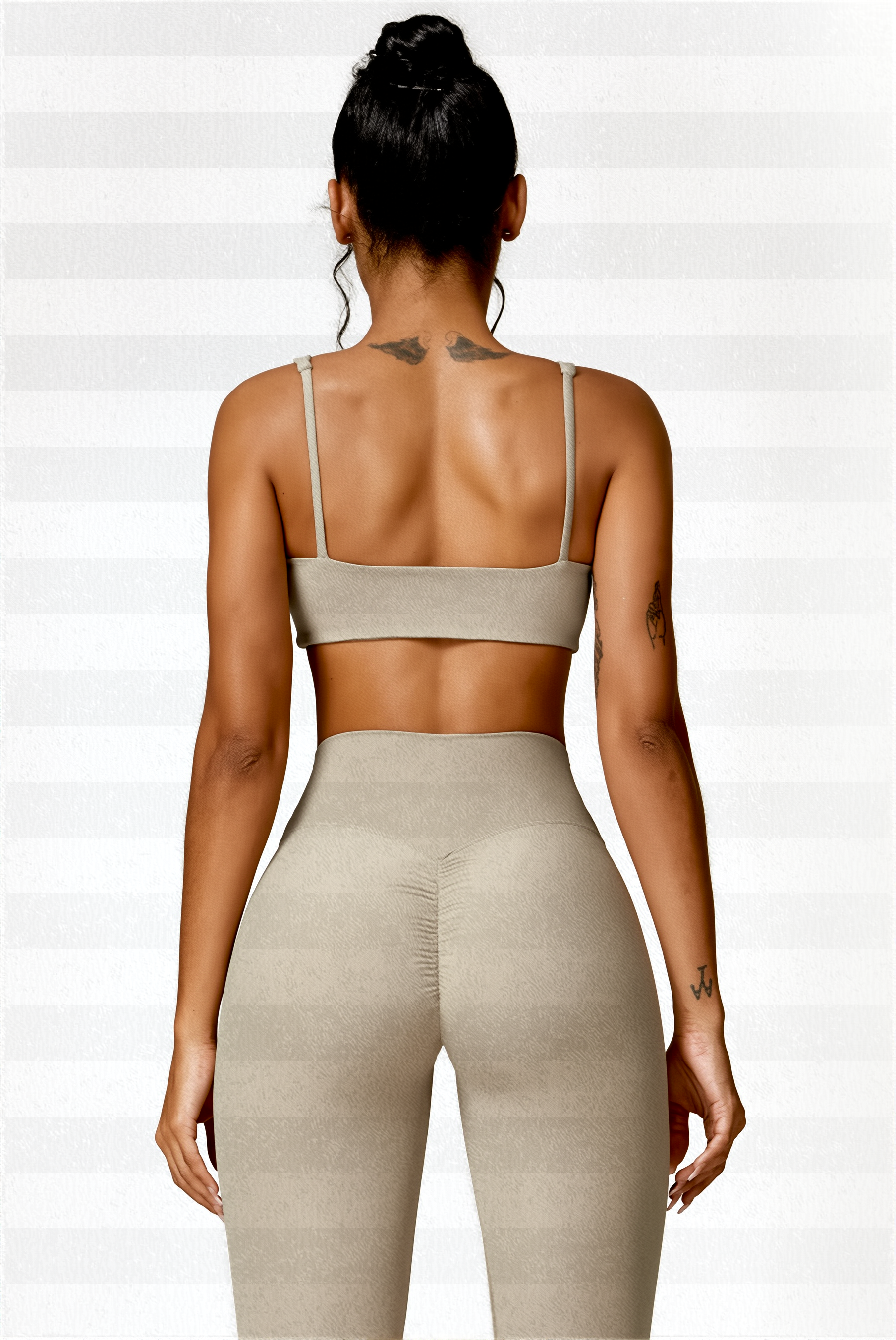 Ensemble 2 pièces Beige Dune | Aven Legging & Nora Brassière