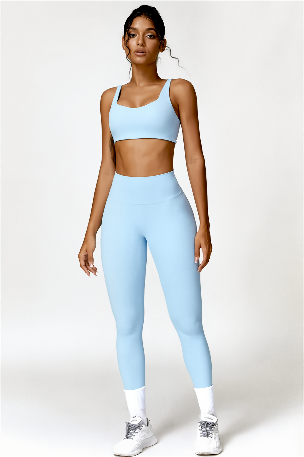 Ensemble 2 pièces Bleu Horizon | Aven Legging & Nora Brassière
