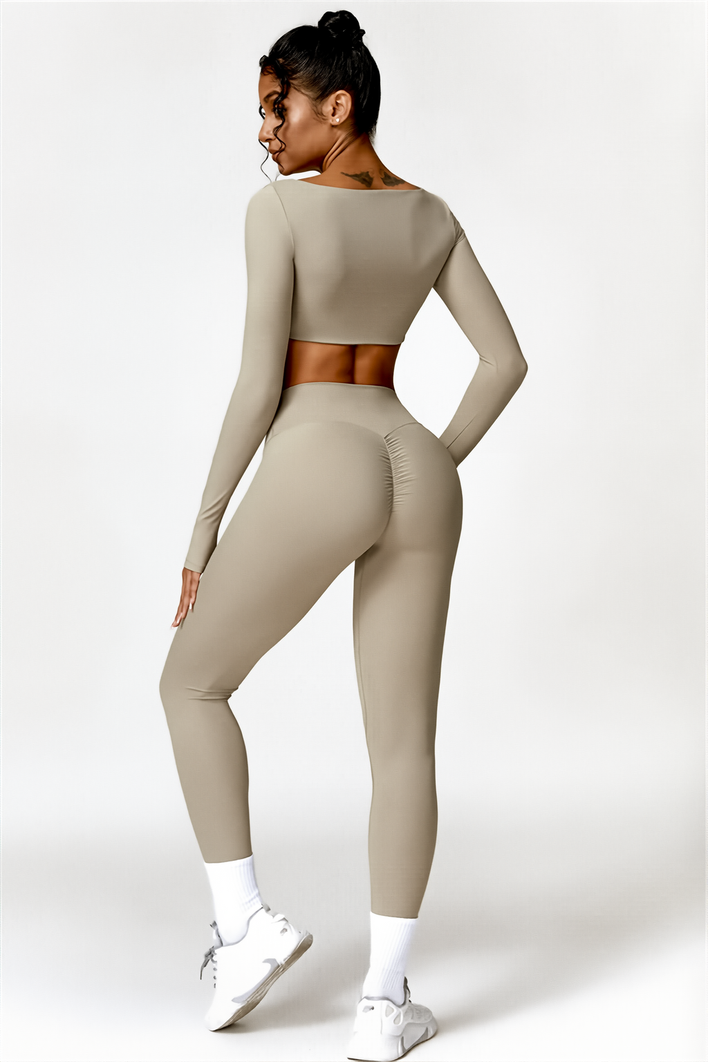 Eris Crop-Top | Beige Dune