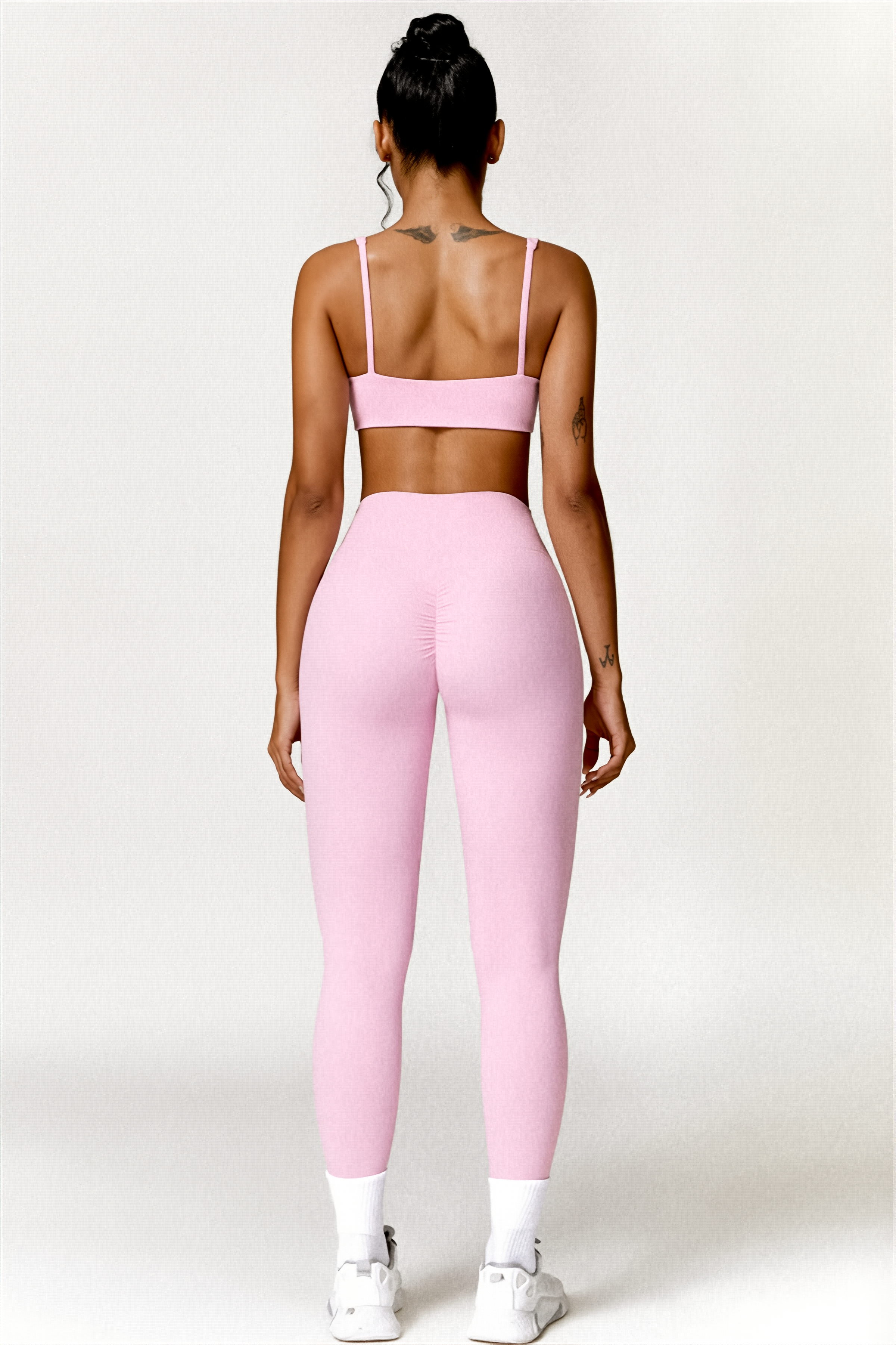 Ensemble 2 pièces Rose Opaline | Aven Legging & Nora Brassière