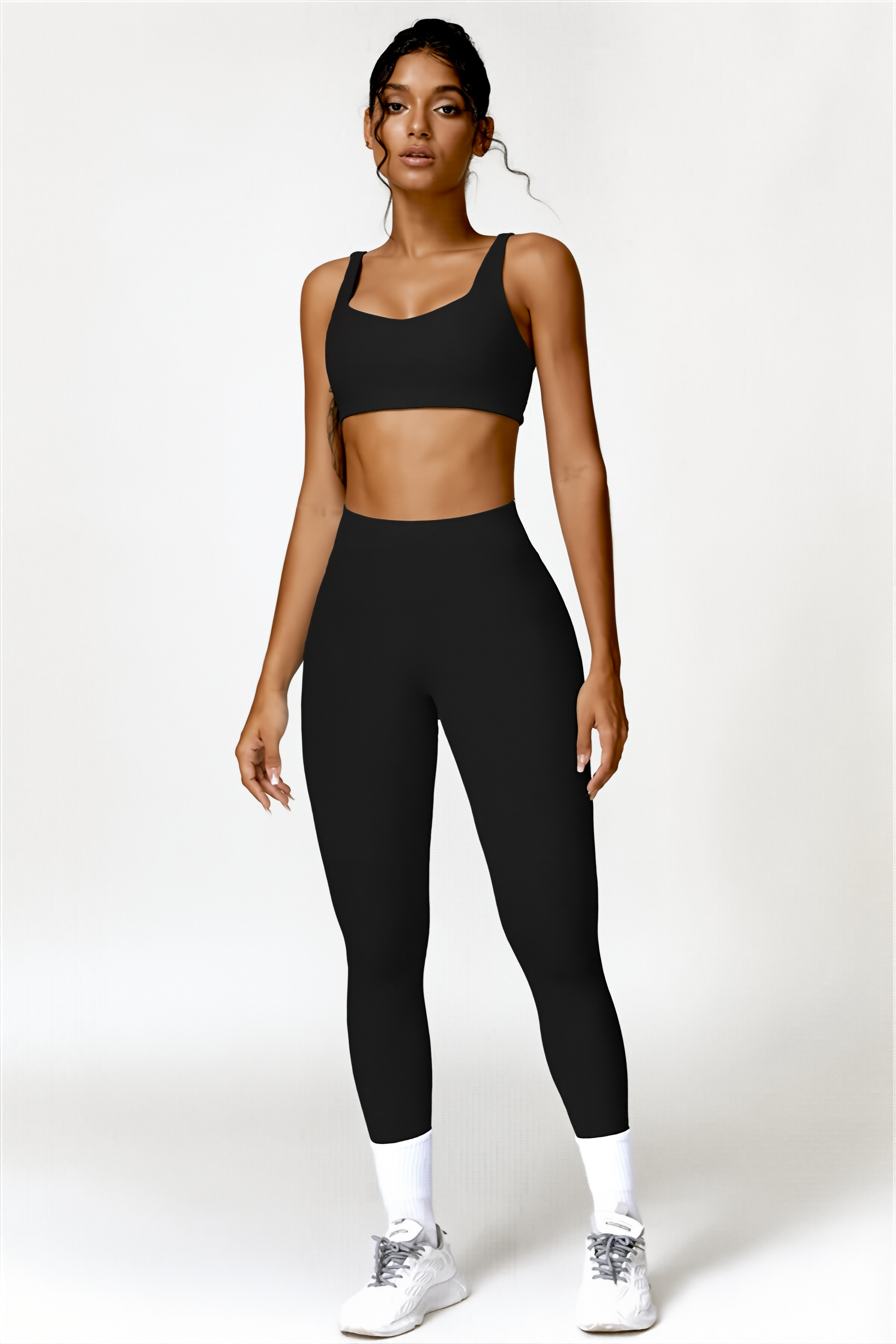 Ensemble 2 pièces Noir Origin | Aven Legging & Nora Brassière