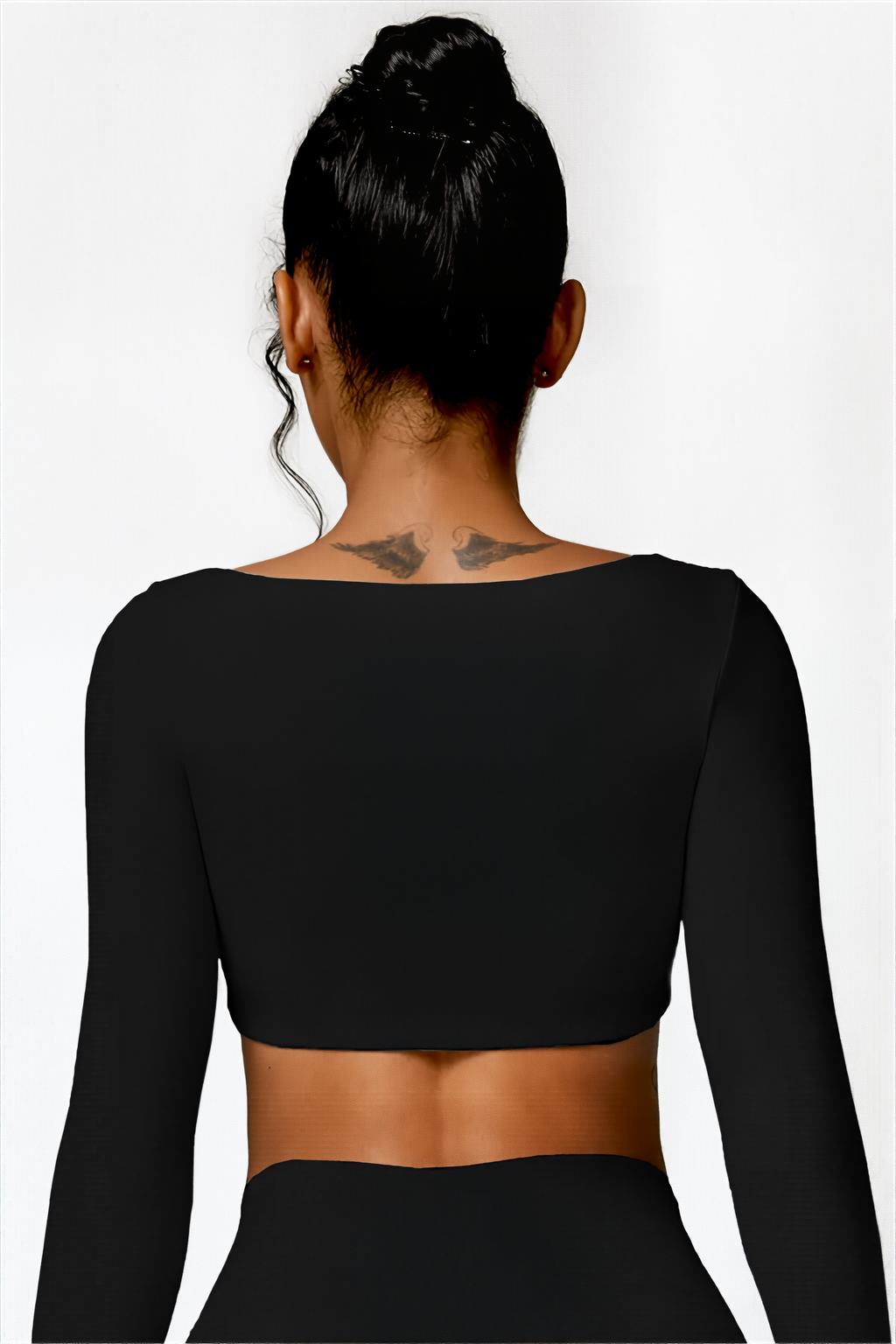 Ensemble 2pcs Noir Origin | Aera Short & Eris Crop-Top