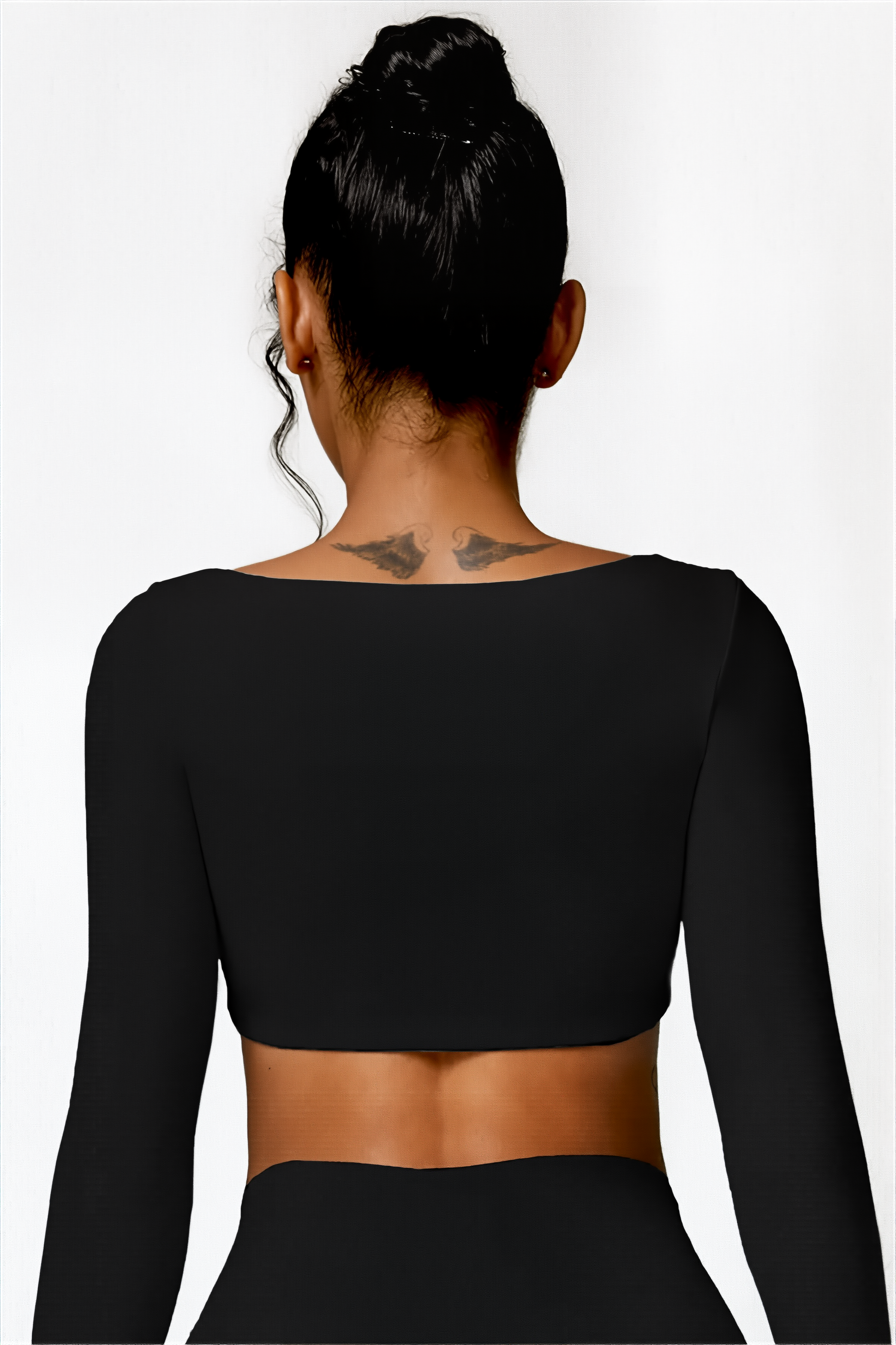 Ensemble 2pcs Noir Origin | Aera Short & Eris Crop-Top