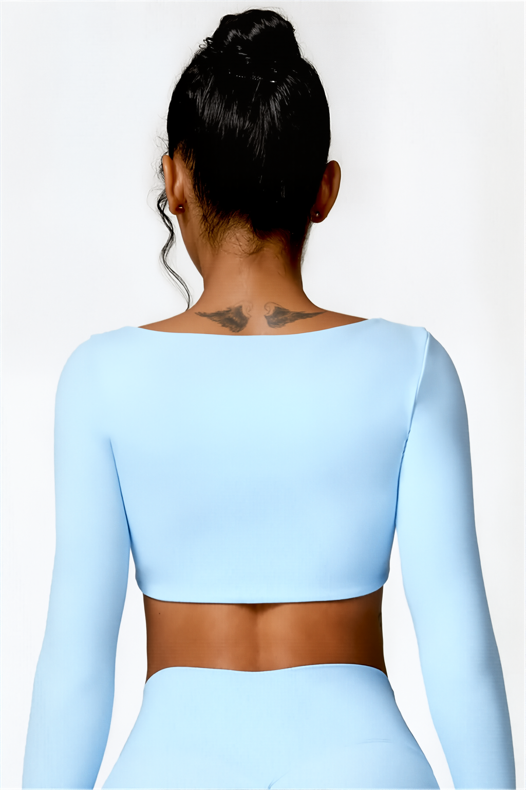 Ensemble 2pcs Bleu Horizon | Aven Legging & Eris Crop-Top