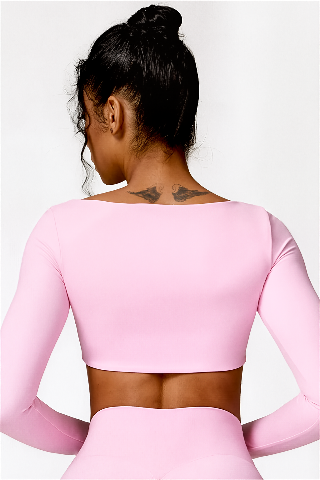 ENSEMBLE 2pcs Rose Opaline | Aven Legging & Eris Crop-Top