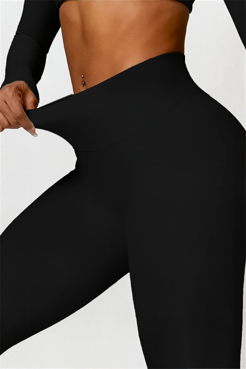 ENSEMBLE 2pcs Noir Origin | Aven Legging & Eris Crop-Top