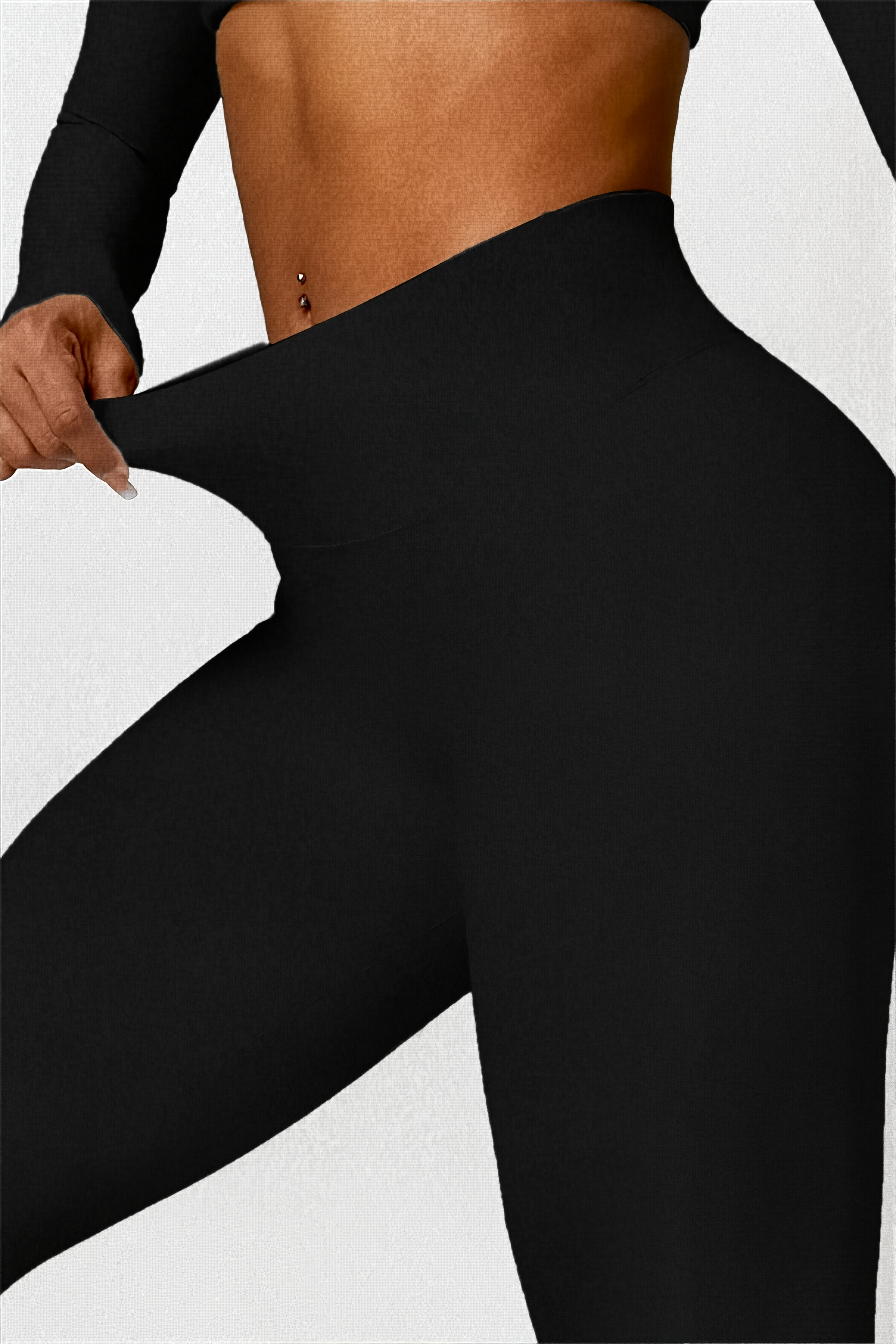 ENSEMBLE 2pcs Noir Origin | Aven Legging & Eris Crop-Top