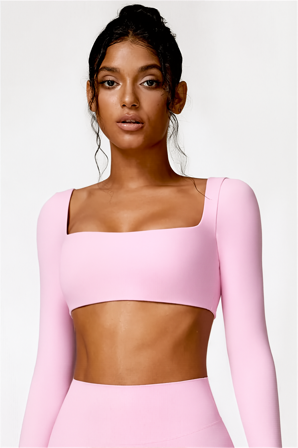 ENSEMBLE 2pcs Rose Opaline | Aven Legging & Eris Crop-Top