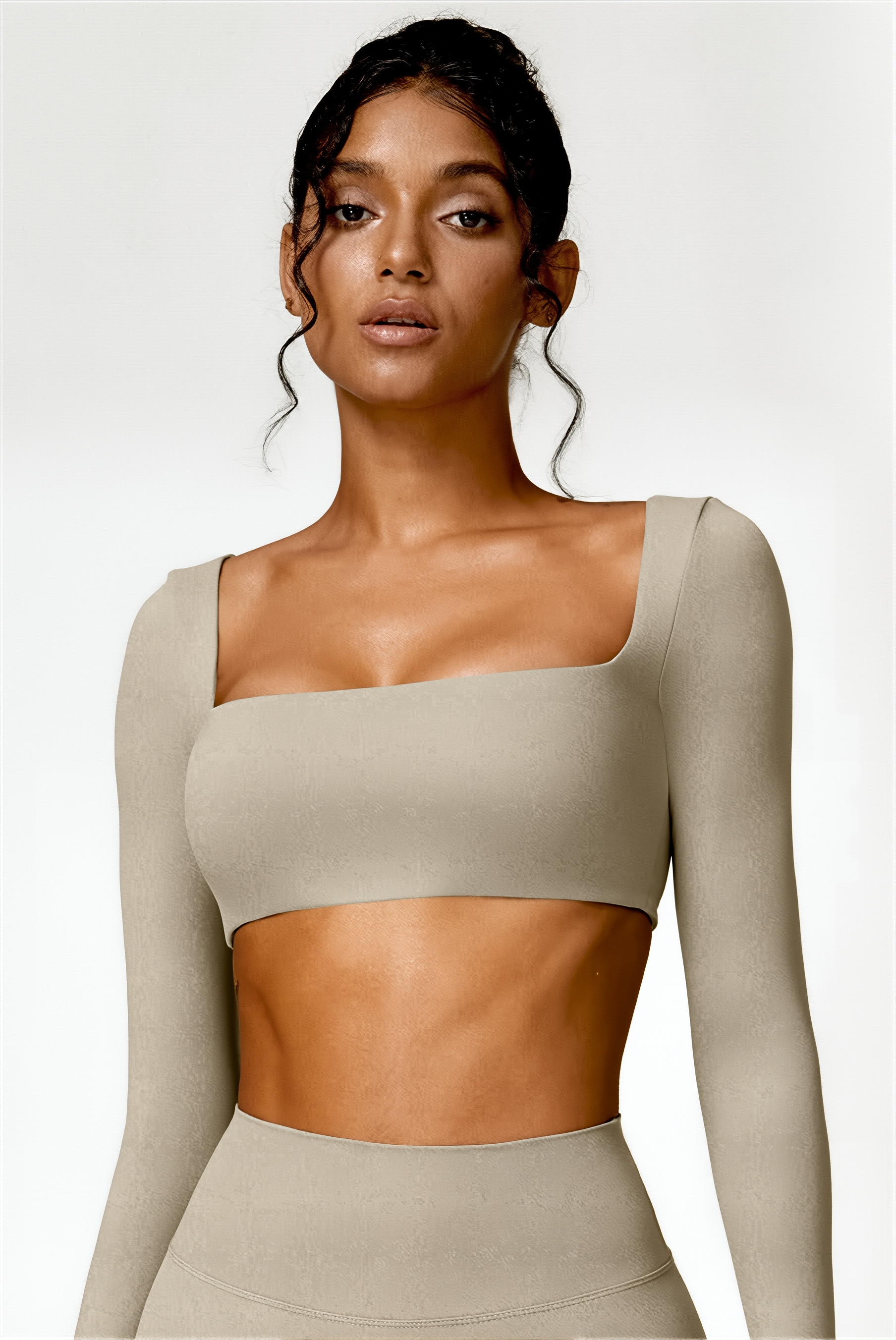 Eris Crop-Top | Beige Dune