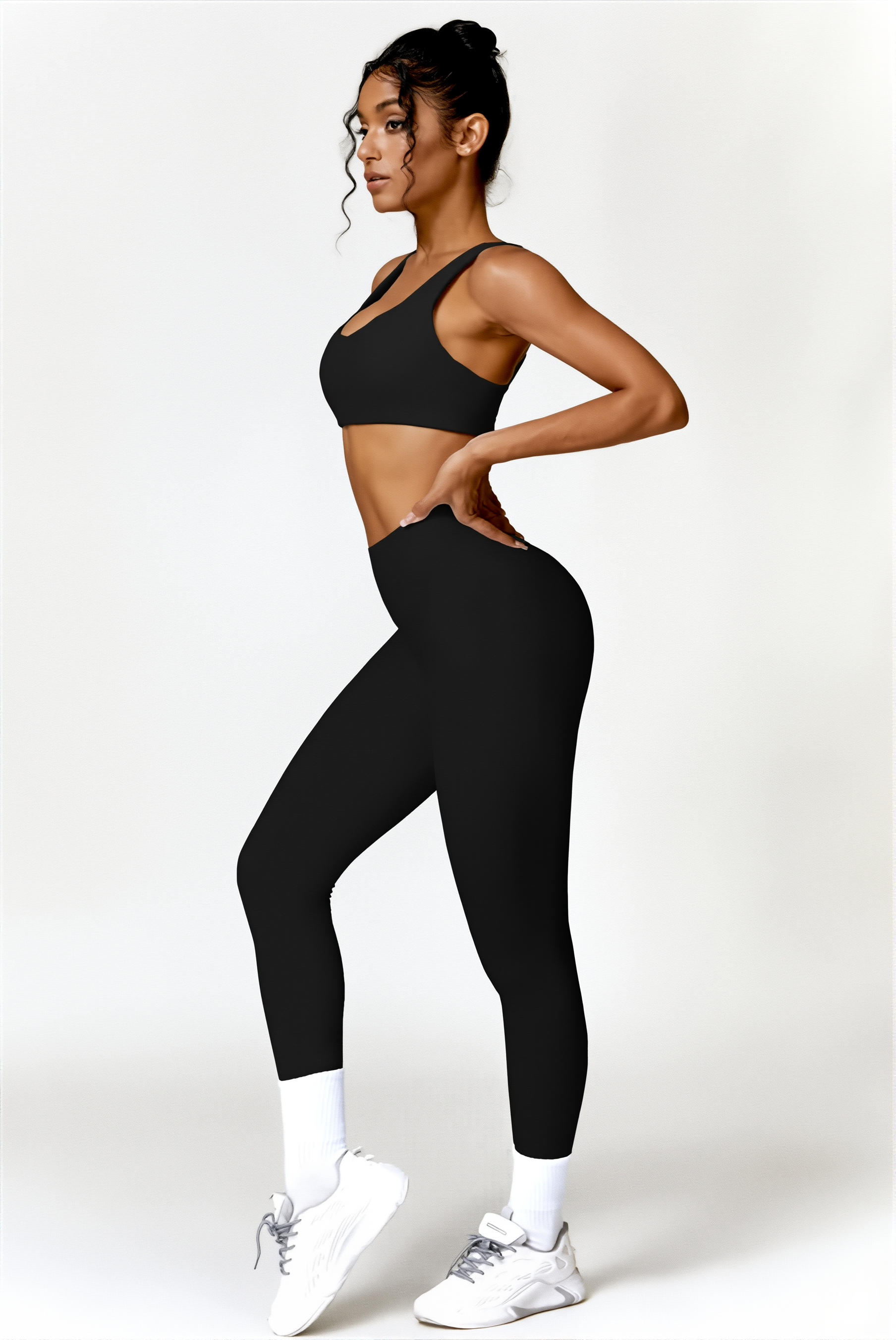 Ensemble 2 pièces Noir Origin | Aven Legging & Nora Brassière